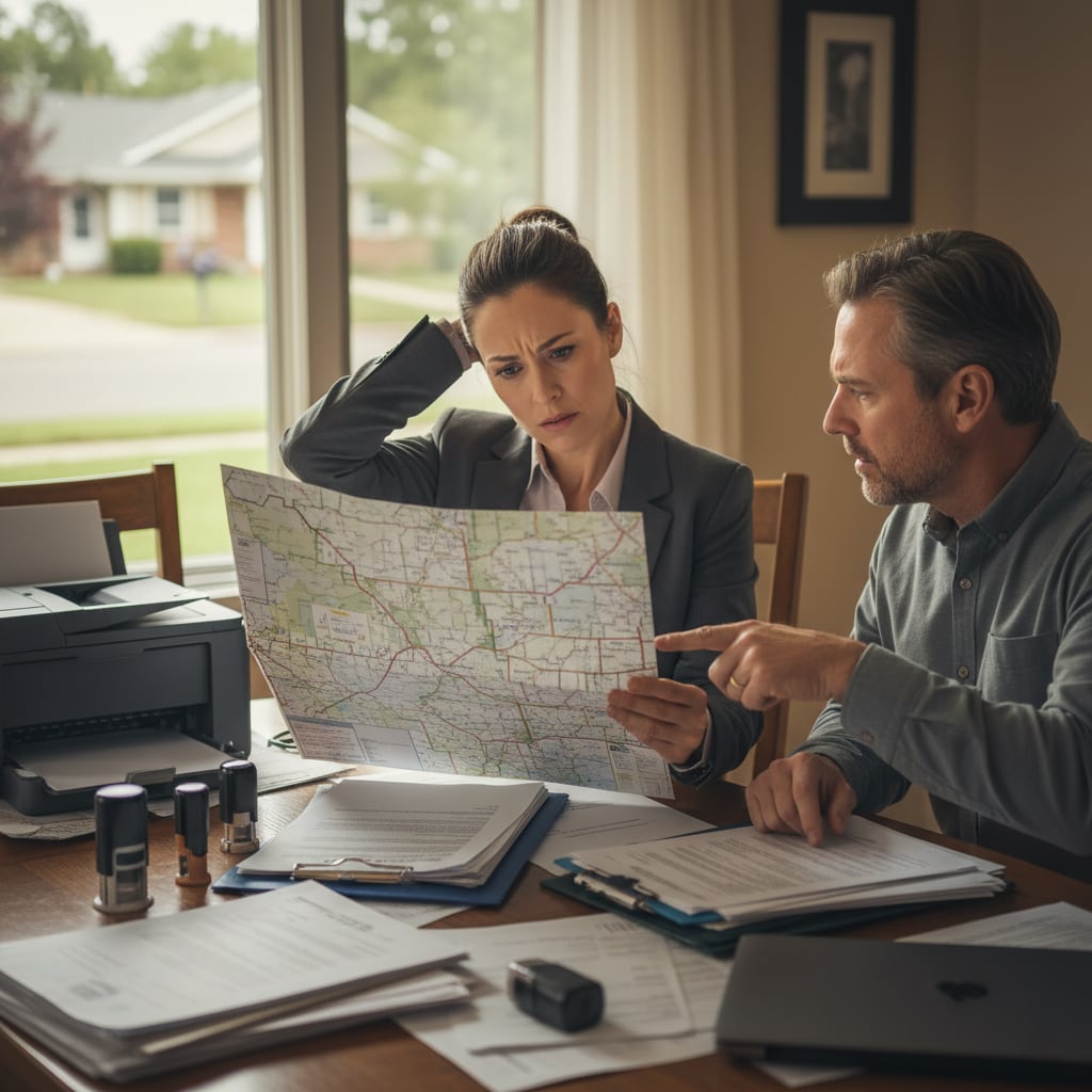 GPS venue mapping interface